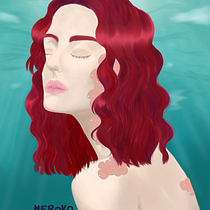 Mi Proyecto del curso: Iluminación y color para retratos digitales en Photoshop . Een project van Traditionele illustratie, Digitale illustratie y  Digitaal schilderij van Melisa Chen - 09.01.2022