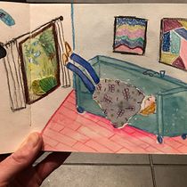 Mijn project van de cursus: Sketchbook om je tekenstijl te verkennen. Traditional illustration, Creativit, Drawing, Watercolor Painting, and Sketchbook project by floorwillemze - 01.10.2022