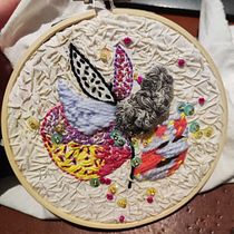 Mi Proyecto del curso: Bordado creativo: revolución a puntadas . Un projet de Créativité, Broderie , et Design textile de sabrinasanchez1509 - 09.01.2021