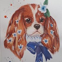 Mi Proyecto del curso: Retratos expresivos de animales en acuarela. Un projet de Illustration traditionnelle, Aquarelle, Dessin réaliste et Illustration naturaliste de Vicky Gutierrez Madrid - 09.01.2022