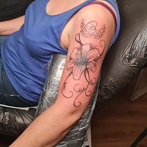 Mein Kursprojekt: Tattoo für Anfänger. Tattoo Design project by Rebecca Koennecke - 01.10.2022