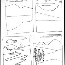 Mon projet du cours : Dessin de paysage aux pastels : jouez avec la lumière. Traditional illustration, Fine Arts, Pencil Drawing, Drawing, and Artistic Drawing project by Murielle Poudoulec - 01.11.2022