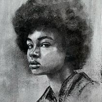 My project in Artistic Charcoal Portraiture: Creating Atmosphere course. Traditional illustration, Fine Arts, Drawing, Portrait Drawing, Realistic Drawing, and Artistic Drawing project by Виктория Биржакова - 01.08.2022
