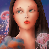 My project in Digital Fantasy Portraits with Photoshop course. Traditional illustration, Drawing, Digital Illustration, Portrait Drawing, Digital Drawing, and Digital Painting project by Huỳnh Thành - 01.11.2022
