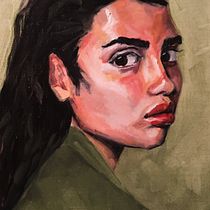 My project in Expressive Oil Portraiture: Explore the Alla Prima Technique course. Fine Arts, Painting, and Oil Painting project by jtillmann - 01.11.2022