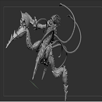 Mój projekt z kursu: Cyfrowe rzeźbienie fantastycznych stworzeń za pomocą programu ZBrush. 3D, 3D Modeling, and 3D Character Design project by Patryk Kursa - 01.11.2022