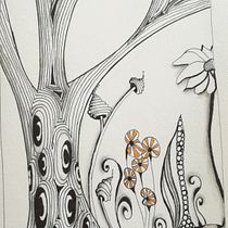 Mijn project van de cursus: Illustratie met een kroontjespen en inkt: leg de natuur vast. Sketching, Drawing, Artistic Drawing, Sketchbook, Ink Illustration, and Naturalistic Illustration project by Magdalena Kruidenier - 01.11.2022