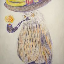 My project in Surrealist Illustration Inspired by Nature course. Traditional illustration, Pencil Drawing, Drawing, Artistic Drawing, Naturalistic Illustration, and Colored Pencil Drawing project by Annika Smeds - 01.11.2022