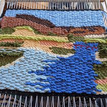 My project in Contemporary Tapestry Weaving course. Artesanato, Interiores, Tecido, Tecelagem, e Design têxtil projeto de Wendy Johnston - 10.12.2021