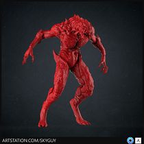 Mi Proyecto del curso: Modelado en ZBrush: del concept art a la criatura final. 3D, 3D Modeling, Video Games, Concept Art, and 3D Character Design project by Roberto Diaz - 01.08.2022