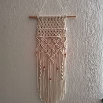 Mi Proyecto del curso: Macramé: nudos básicos y complejos. Accessor, Design, Interior Design, Decoration, Fiber Arts, Macramé, and Textile Design project by qfb.fa.arellano - 01.11.2022