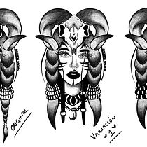Mi Proyecto del curso: Diseño e ilustración digital de tatuajes con Procreate. Traditional illustration, Graphic Design, Digital Illustration, Tattoo Design, and Digital Drawing project by brendaareve - 01.11.2022