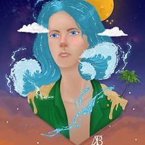 Mi Proyecto del curso: Retratos digitales de fantasía con Photoshop. Traditional illustration, Drawing, Digital Illustration, Portrait Drawing, Digital Drawing, and Digital Painting project by Alejandro Bonilla - 01.10.2022