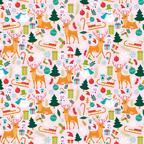 Mon projet de Noël. Un progetto di Illustrazione tradizionale, Pattern design, Disegno, Illustrazione digitale e Illustrazione botanica di Noémie Voi - 24.12.2021