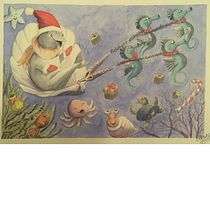 Il mio progetto del corso: Personaggi animali ad acquerello di libri per bambini. Traditional illustration, Fine Arts, Painting, Drawing, Watercolor Painting, Children's Illustration, and Narrative project by elenaserrani - 01.12.2022