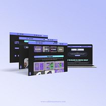 Sabina Zamora Website. Een project van UX / UI, IT, Webdesign,  Webdevelopment, Ontwikkeling zonder code y Digitaal productontwerp van Sabina Zamora - 12.01.2022
