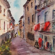    Mon projet du cours : Dessin architectural à l’aquarelle et à l’encre. Sketching, Drawing, Watercolor Painting, Architectural Illustration, Sketchbook & Ink Illustration project by france_arnoult - 01.12.2022