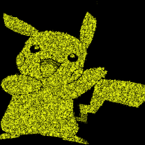 Coloured Pikachu. Un projet de Motion design, Multimédia , et JavaScript de axel_j_solares - 12.01.2022