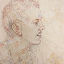 "Renaissance Emily" - My third attempt at the project in Classical Portrait Drawing: The Renaissance Man’s Method course. Fine Arts, Sketching, Drawing, Portrait Drawing, Realistic Drawing, and Artistic Drawing project by Linda Schneider - 12.23.2021