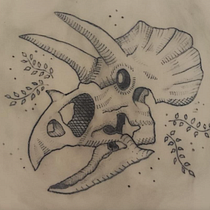 Meu projeto do curso: Introdução a tatuagem com estilo gravura. Un proyecto de Diseño de tatuajes de Bárbara Melo - 13.01.2022