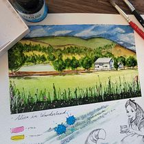 Mi Proyecto del curso: Cuaderno de viaje en acuarela. Projekt z dziedziny Trad, c, jna ilustracja, Malowanie akwarelą,  R, sunek architektoniczn i Sketchbook użytkownika Alessandro GR - 13.01.2022
