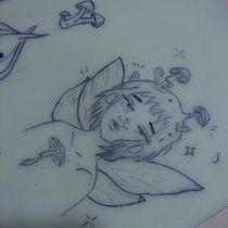 Meu projeto do curso: Tatuagem para principiantes. Tattoo Design project by Karolyne Gomes - 01.13.2022