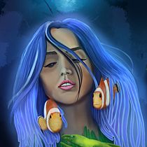 My project in Digital Fantasy Portraits with Photoshop course. Traditional illustration, Drawing, Digital Illustration, Portrait Drawing, Digital Drawing, and Digital Painting project by Isham Padron - 01.13.2022