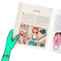 Editorial Illustration: Love Hurts. Traditional illustration, Editorial Design, Digital Illustration, Communication, and Editorial Illustration project by Ana Santos Acinas - 12.30.2021