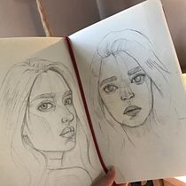 Mi Proyecto del curso: Sketchbook de retrato: explora el rostro humano. Un progetto di Bozzetti, Disegno, Disegno di ritratti, Disegno artistico e Sketchbook di nataliamtzmontano - 13.01.2022