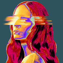 My project in Abstract Portraiture with Photoshop and After Effects course. Een project van Animatie, 2D-animatie y Digitale illustratie van Lord Mark Espina - 04.01.2022