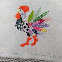 Mi Proyecto del curso: Técnicas de bordado: ilustrando con hilo y aguja. Un projet de Broderie , et Design textile de Guillem Mateu Marín García - 14.01.2022