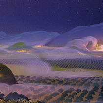 My project: 'The unknown calls for an adventure'. Un projet de Illustration traditionnelle, Illustration numérique, Art conceptuel , et Peinture numérique de Lucía Garcés - 14.01.2022