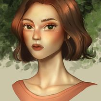 Il mio progetto del corso: Ritratti digitali fantastici con Photoshop. Traditional illustration, Drawing, Digital Illustration, Portrait Drawing, Digital Drawing, and Digital Painting project by Sabina Canea - 01.14.2022
