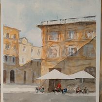 Mi Proyecto del curso: Técnicas modernas para paisajes urbanos en acuarela. Un progetto di Pittura e Pittura ad acquerello di Andrea Fernando - 14.01.2022