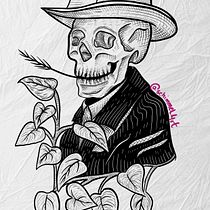 Mój projekt z kursu: Autorski projekt tatuażu z Procreate. Ilustração tradicional, Design gráfico, Desenho, Ilustração digital, Desenho de tatuagens, e Desenho digital projeto de schimmel - 12.01.2022