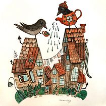 My project in Illustrated Stories: From Idea to Paper course. Traditional illustration, Fine Arts, Painting, Pencil Drawing, Drawing, Watercolor Painting, Children's Illustration, and Narrative project by ana_merzlaya - 01.14.2022