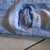 Mon projet du cours : Broderie : raccommodage de vêtements. Bordado, Costura, DIY, Upc, cling, e Design têxtil projeto de chanatblandinebc - 14.01.2022