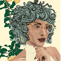 My project in Illustrated Portraits with Procreate course. Ilustração tradicional, Ilustração vetorial, Ilustração digital, e Desenho de retrato projeto de leclerc.melina - 14.01.2022