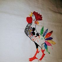 Meu projeto do curso: Técnicas de bordado: ilustrando com linha e agulha. Un projet de Broderie , et Design textile de florissardi - 12.01.2022