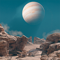 Antiguo Oceano. 3D, Digital Illustration, and 3D Design project by Sergio De la Rocha - 01.10.2022
