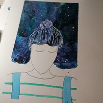 Mon projet du cours : Techniques modernes d’aquarelle. Un progetto di Illustrazione tradizionale, Belle arti, Pittura e Pittura ad acquerello di Claire Lecan - 15.01.2021