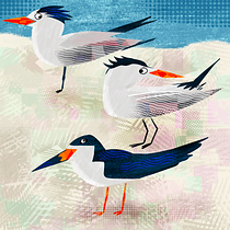 My project in Playful Animal Illustration with Photoshop course. Traditional illustration, and Digital Illustration project by Tara Ross - 01.14.2022