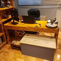 Meu projeto do curso: Desenho e construção de espaços de trabalho handmade. Un projet de Artisanat, Design, Fabrication de mobilier, Design d'intérieur, DIY , et Menuiserie de Leandro Malloy-Diniz - 15.01.2022