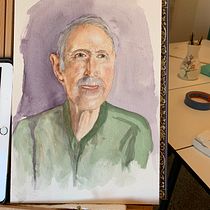 My project in Watercolor Portraits: Capture a Model's Personality course. Fine Arts, Painting, Watercolor Painting, and Portrait Drawing project by barbara_parsley - 01.11.2022