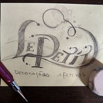 My project in Introduction to Custom Lettering course. Projekt z dziedziny T, pografia, Liternictwo c, frowe,  Pismo dekorac i jne użytkownika Priscila Medeiros - 16.01.2022