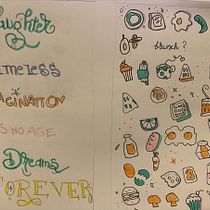 Mi Proyecto del curso: Dibujo y hand lettering creativo para principiantes. Un progetto di Illustrazione tradizionale, Lettering, Disegno, H e lettering di Caroll Muñoz Romero - 16.01.2022