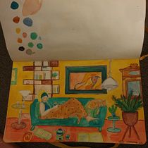 Mijn project van de cursus: Sketchbook om je tekenstijl te verkennen. Traditional illustration, Sketching, Creativit, Drawing, Watercolor Painting, Sketchbook, and Gouache Painting project by Astrid - 01.14.2022