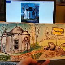 Mein Kursprojekt: Aquarellsketching: Drück deine Ideen aus . Traditional illustration, Sketching, Creativit, Drawing, Watercolor Painting, and Sketchbook project by nicoleduester - 01.16.2022