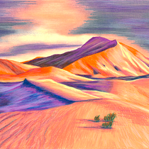 Mon projet du cours : Dessin de paysage aux pastels : jouez avec la lumière. Traditional illustration, Fine Arts, Pencil Drawing, Drawing, and Artistic Drawing project by Fabienne Petit - 01.16.2022