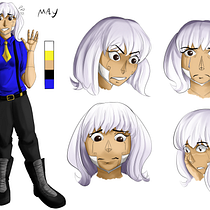 Meu projeto do curso: Criação de personagens de mangá. Traditional illustration, Character Design, Comic, and Manga project by Felipe Santos - 01.16.2022